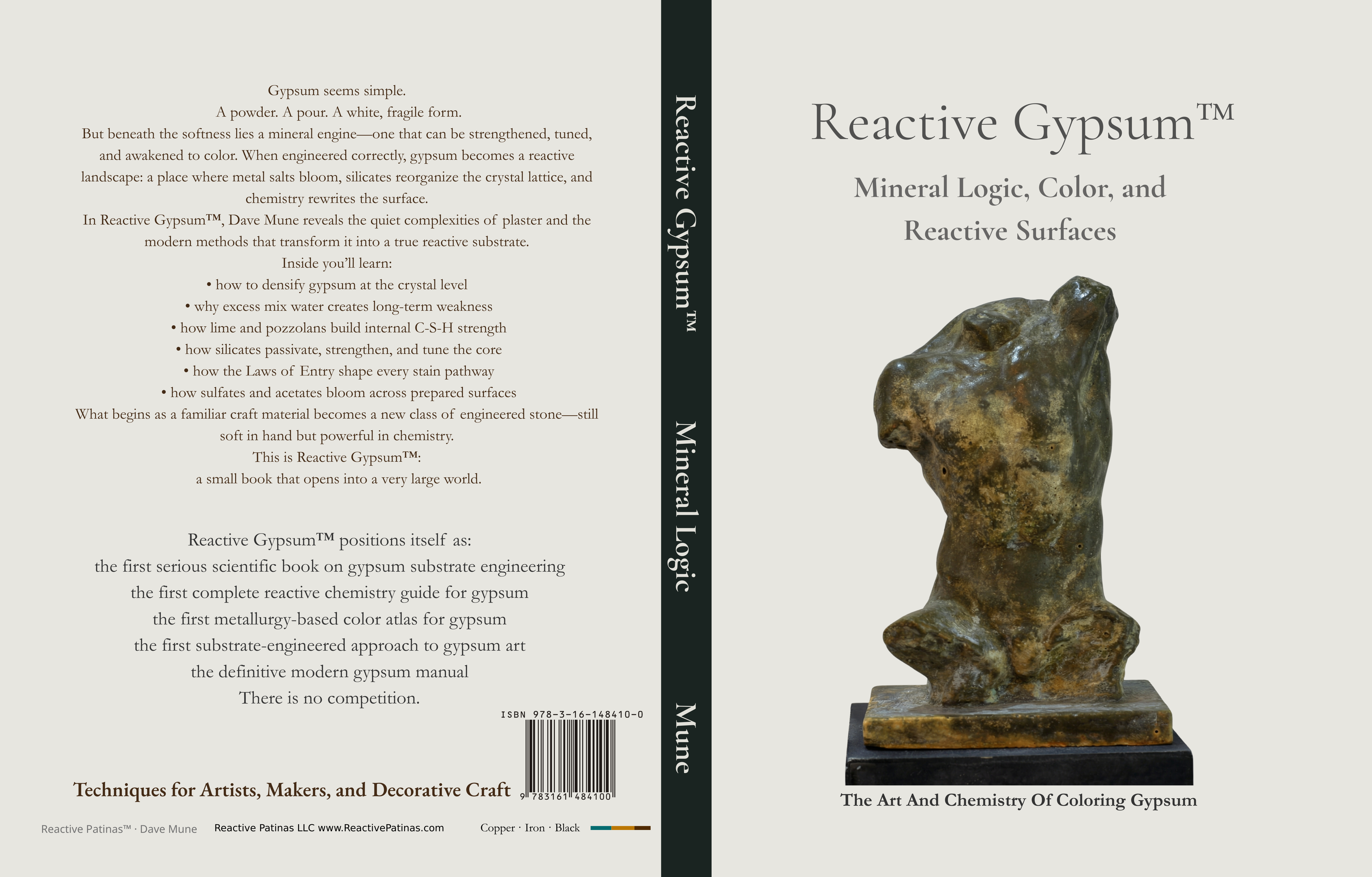 Reactive Gypsum™ — Coloring & Transforming Plaster