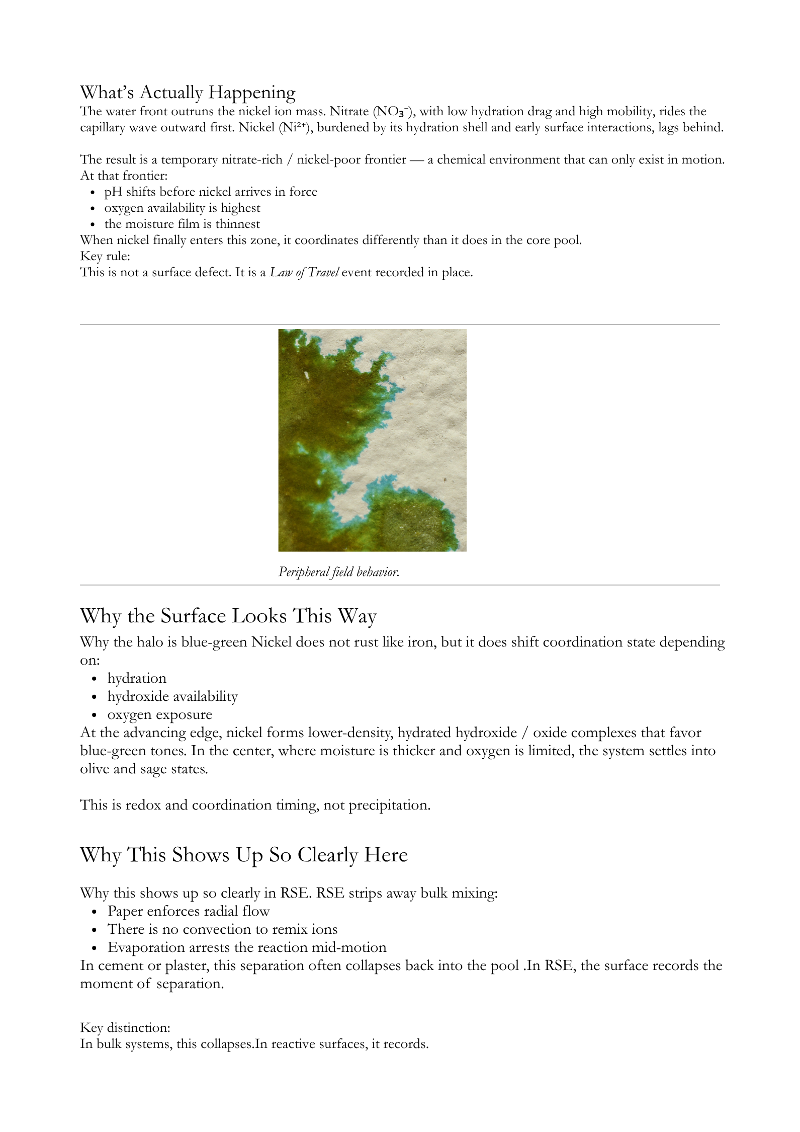 What's Actually Happening — Page 2: Law of Travel analysis